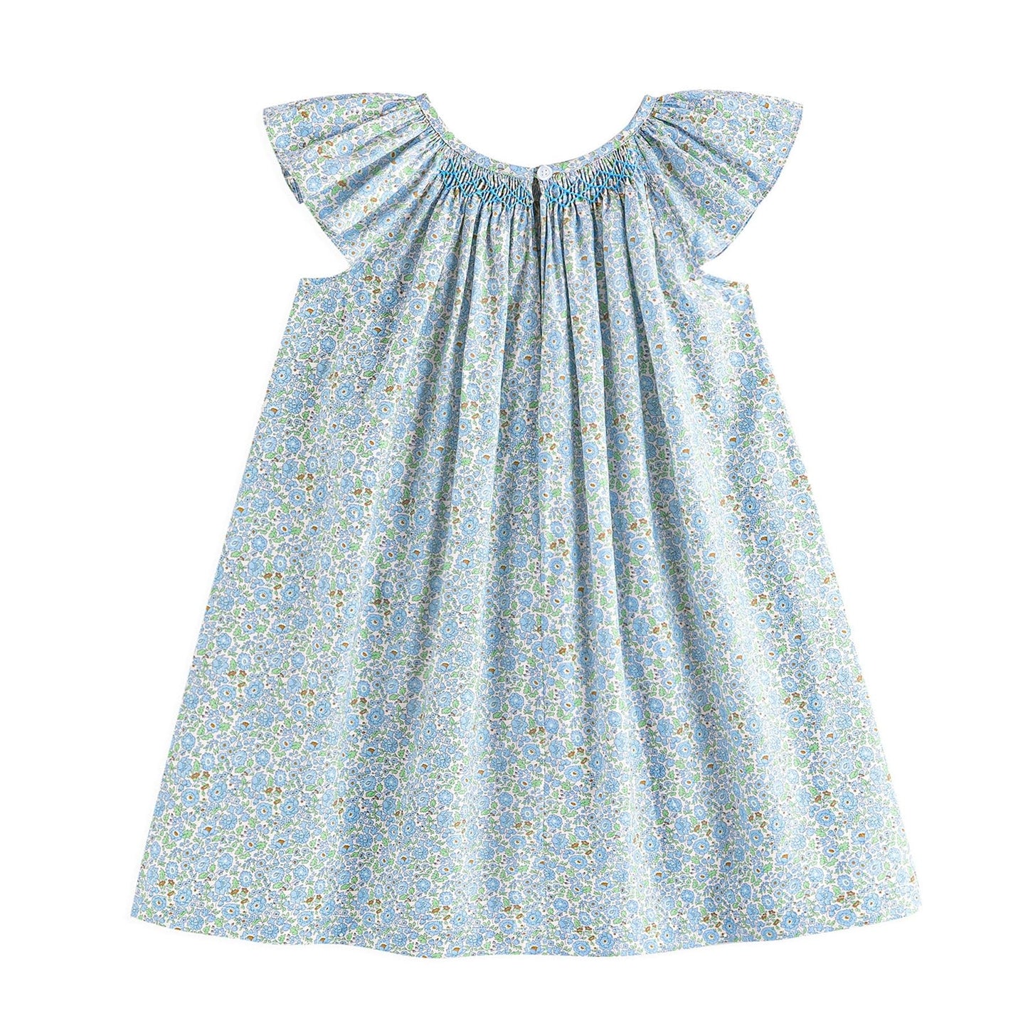 Simplee Kids Baby Floral Dress - Toddler Smocking Dress For Little Girls - Casual Floral Print Sundress For Spring/Summer (24M-6