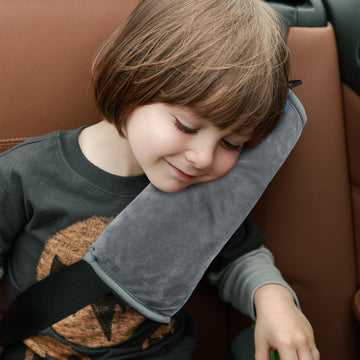 Coolbebe Seat Belt Pillow For Kids, Extra Soft Support Travel Pillow For Head Neck And Shoulder In Car, Universal Carseat Strap