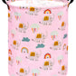 ACMUUNI 19.7 Round Elephant Pattern Laundry Gift Basket Storage Laundry Hamper Laundry Basket Baby Toys Nursery Bin with Handles
