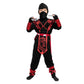 Spooktacular Creations Halloween Ninja Costume Kids, Black Red Ninja Dragon Costume Set, Boys Halloween Outfit For Dressup And R