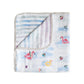 Masilo Bamboo Muslin Modern Newborn Baby Blanket, Sustainable, Unisex/Pool Floaties/,Summer Baby Essentials, Pack of 1, Blue