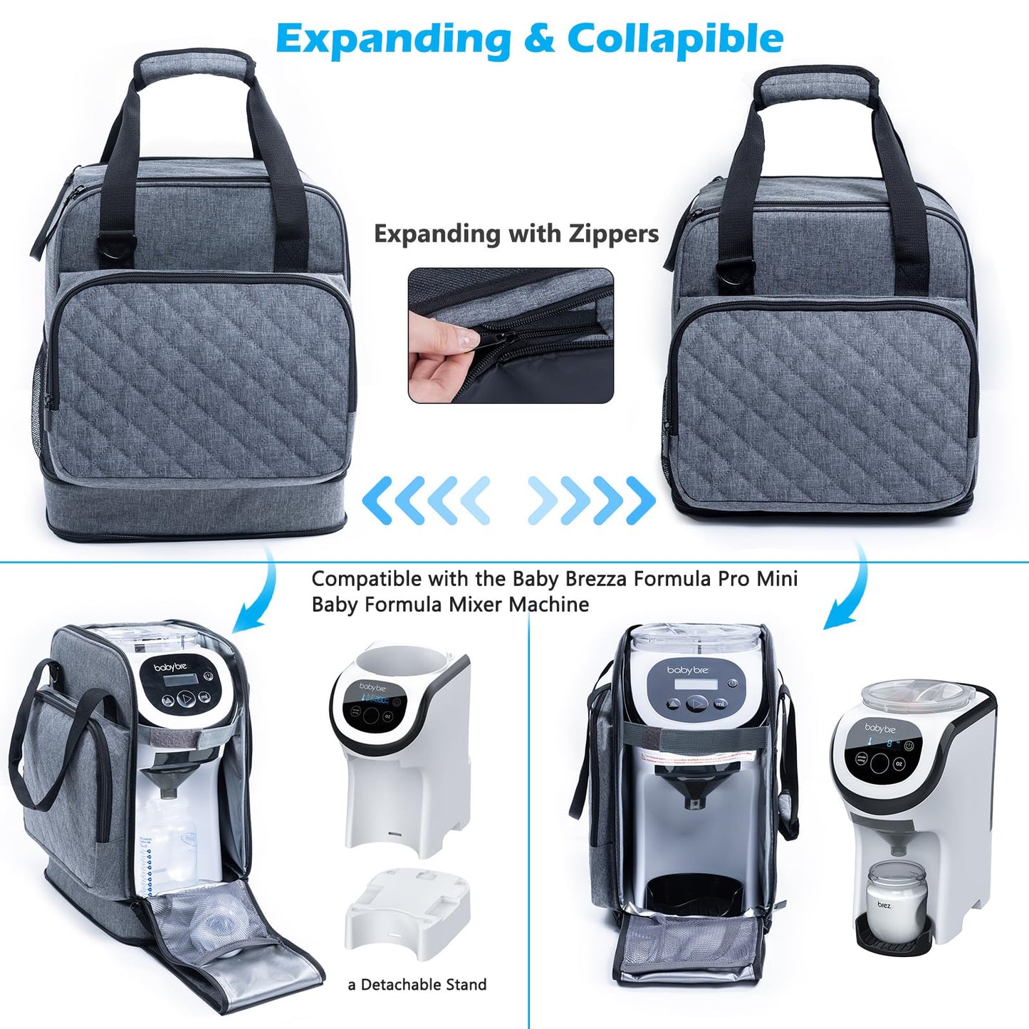 Sfybyheart Carrying Case Compatible With Baby Brezza Formula Pro Mini Baby Formula Mixer Machine Carrying Bag - Baby Formula Mix
