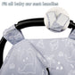 Car Seat Covers For Babies, Peekaboo Opening Infant Car Seat Canopy For Baby Boys Girls, 2 In 1 Mom Nursing Breastfeeding Covers