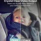 Grownsy Baby Car Camera For 2 Kids, 7 In Ultrawide Ahd Car Baby Monitor With 2 Camera, Backseat Mirror For Baby Rear Facing With