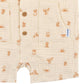 Gerber Baby Boys Hooded Cotton Romper, Desert, 3-6 Months