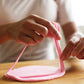 Tiny Ideas Diy Baby'S Print Handprint Or Footprint Keepsake No Bake Ornament With Ribbon, Baby Girl Nursery D  Cor, Pink