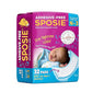 Sposie Booster Pads, Stop Overnight Diaper Leaks, Fits Sizes Newborn 1 2 3, No Adhesive for Sensitive Skin, 32 ct.