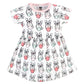 Hudson Baby Girls' Cotton Dresses, Bonjour, 9-12 Months