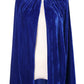 Diffly 39' Kids Velvet Hooded Cape Unisex Halloween Cloak For Devil Witch Wizard Halloween Christmas Cosplay (Blue)