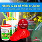 Leakproof 12Oz Kids Party Cups With Lid And Straw 10Pk. Super Durable And Dishwasher-Safe With Bpa Free Material Is Reusable Or