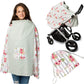 Nursing and Breastfeeding Poncho Patent Pending 360 Full Coverage Wired Nursing Cover and Apron - Breathable, Soft Cotton Carsea