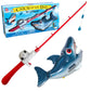 Small World Toys Magnetic Fishing Game, Catch of The Day Shark Fishing Toy for Kids Ages 3+, Includes Kids Fishing Pole and 1 Sh