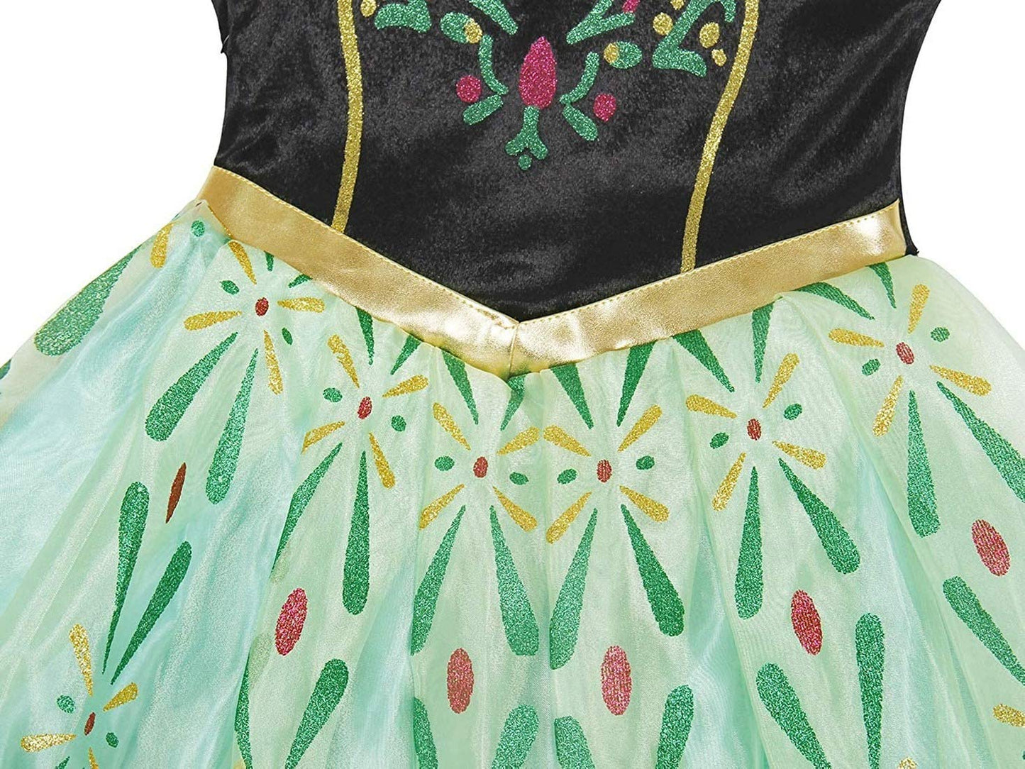 Xinfenglai Green Girls Cosplay Dance Dress Princess Costumes (2-3T)