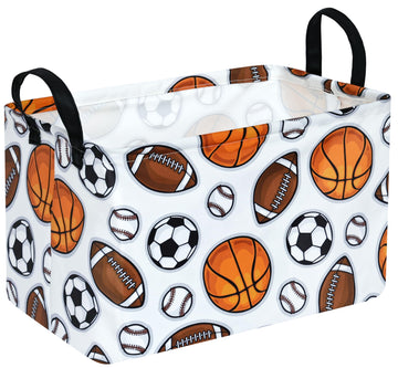 Huayee Rectangle Boys And Girls Storage Bin Baby Laundry Hamper Nursery Hamper For Clothes Toys Gift Basket With Handle