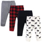 Hudson Baby Unisex Baby Cotton Pants And Leggings Moose, 3 Toddler
