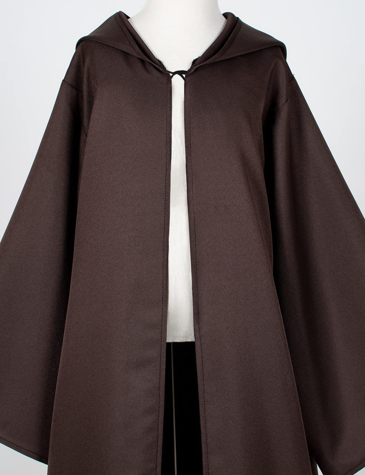 Togrop Knight Costume For Kids Robe Hooded Boys Cloak Cosplay Brown 6-7 Years