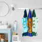 Jay Franco Marvel Eternals Ikaris Bath/Pool/Beach Hooded Poncho - Super Soft & Absorbent Cotton Towel, Measures 28 x 28 Inches (