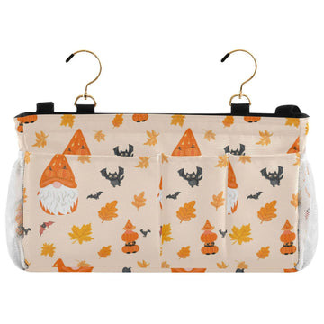 Burbuja Gnomes in Halloween Costumes Bedside Caddy Hanging Storage Organizer with 2 Straps and Hooks for Home College Dorm Bunk 