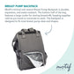Motif Medical, Maternity Backpack, Insulated Nursing Bag For Breast Pump, Breast Milk, Feeding Bottle - Grey