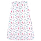 Hudson Baby Unisex Baby Cotton Sleeveless Wearable Sleeping Bag, Sack, Blanket, Feathers, 12-18 Months