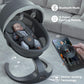 Baby Swings For Infants, Obee Odee Baby Swing, Infant Swing With 5 Speeds, 12 Lullabies, Portable Baby Swing, 360 Rotating Seat,