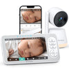 Dr.Care LumiView Plus Smart WiFi Baby Monitor - 5.5 1080P Split Screen & 2K Camera, Privacy Mode, Cry & Motion Alerts, 5000mAh R