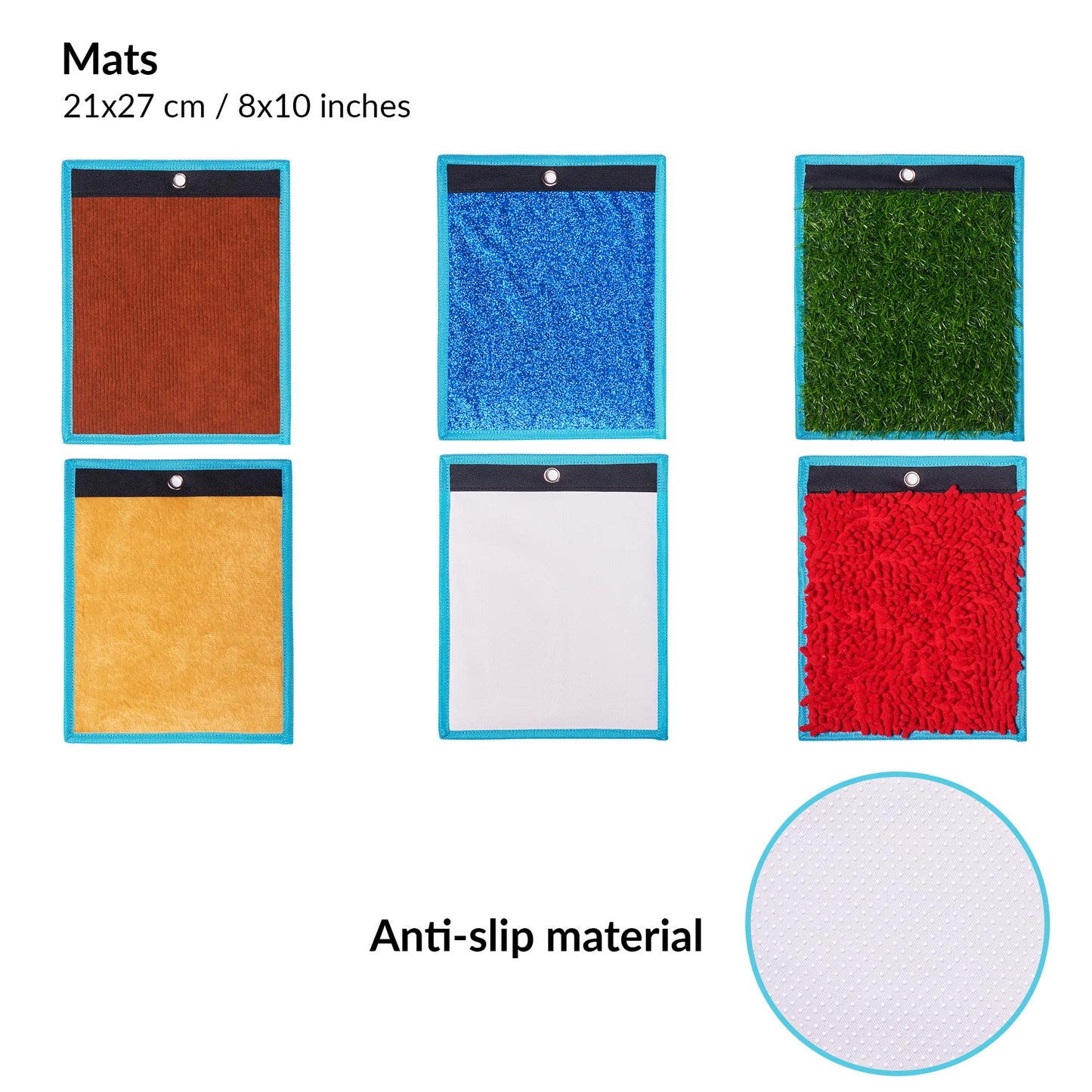 ODOXIA Sensory Mats for Autistic children  Sensory Tiles for Kids  Sensory Wall Panel  Multi-Sensory Exploration  Sensory Toys