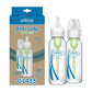 Dr. Brown'S Natural Flow Options+ Narrow Glass Baby Bottles, 8Oz, 2-Pack