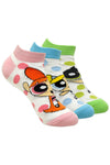 Powerpuff Girls GirlS Cotton Ankle Socks (CnPpgKdsLc01_Pink_58 Years)