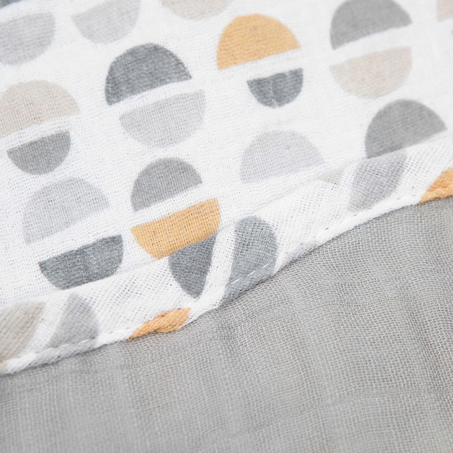 Boppy 100% Cotton Muslin Burp Cloth, Gray Gold Truffles, Coordinating Design, Pack Of 3, Soft And Absorbent Burp Cloths With A C