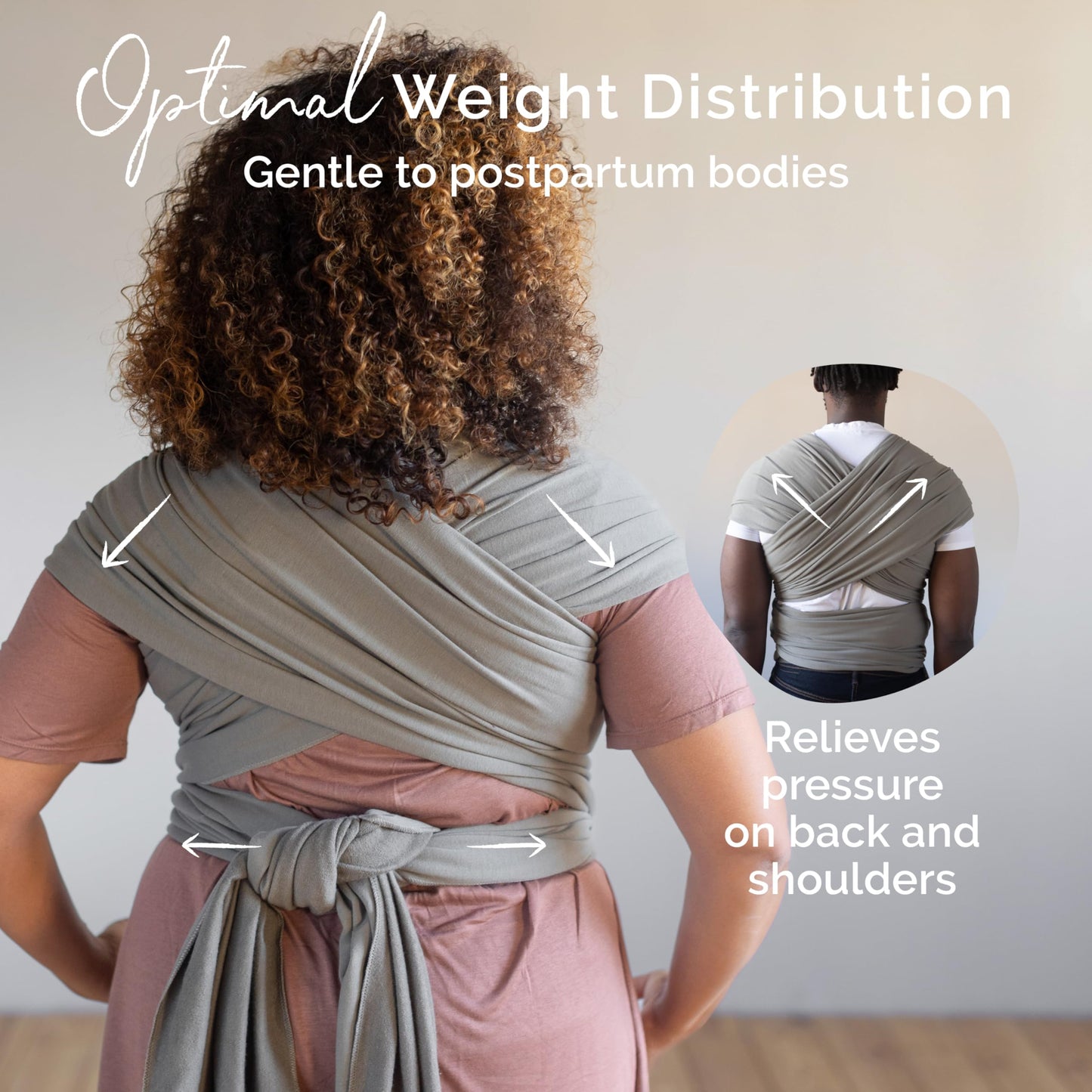 Boba Baby Wrap Carrier - Original Baby Sling Carrier for Newborns (7-35 lbs), Soft, Secure, Hands-Free & Ergonomic, Ideal for Co