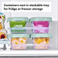 Oxo Tot Baby Blocks Food Storage Containers (6 Oz.) - Opal
