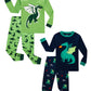 Family Feeling Baby 4 Piece Boys Long Sleeve Dragon Pajamas Sets 100% Cotton Pyjamas Toddler Infant Kids 18-24 Months