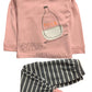 Googogaaga Girls Cotton Full Sleeves Top and Pyjama Set in Pink Color (1.52 Years)