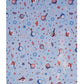 Pookie Plastic Sheet | Rubber Sheet For Babies | Bed Wetting Protector | 012 Months | 90 X 90 Cm (Blue Helicopter)