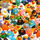 WQTHE 60 Pack Rubber Duck for Jeeps Ducking - 2.3 Inch Bulk Floater Duck for Kids - Baby Bath Toy Assortment - Party Favors, Bir