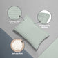 Utopia Bedding Toddler Pillow (Light Grey, 2 Pack) 13X18 Pillows For Sleeping, Soft And Breathable Cotton Blend Shell, Small Kid