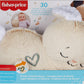 Fisher-Price Baby Sound Machine Soothe & Settle Bunny Portable Plush Toy with Music, Lights & Motion for Newborns