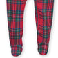 Gerber Unisex Baby Toddler Buttery Soft Snug Fit Footed Pajamas With Viscose Made From Eucalyptus, Stewart Plaid, 18 Months