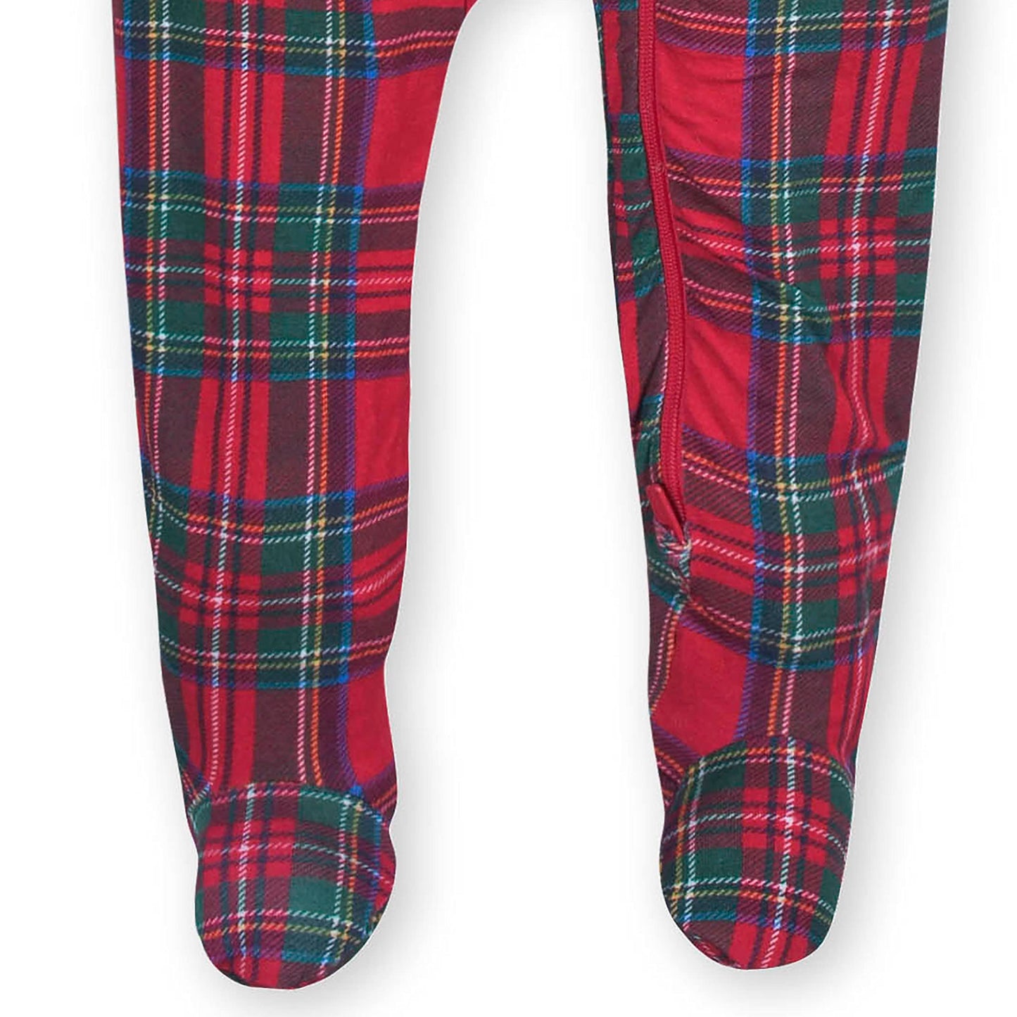 Gerber Unisex Baby Toddler Buttery Soft Snug Fit Footed Pajamas With Viscose Made From Eucalyptus, Stewart Plaid, 18 Months