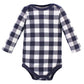 Hudson Baby Unisex Baby Cotton Long-Sleeve Bodysuits, Polar Bear, 0-3 Months