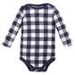 Hudson Baby Unisex Baby Cotton Long-Sleeve Bodysuits, Polar Bear, 9-12 Months