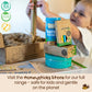 Honeysticks Super Jumbo Bath Crayons Non Toxic (7 Pack) for Toddlers 1-3 and Kids 4-8, Natural Beeswax Crayons, Food-Grade Color