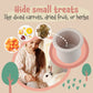 [8 PC] Stacking Cups for Rabbits - Wheat Straw Rabbit Toys with Cute Animal Designs - Bunny Stacking Cups to Play with Rabbits -