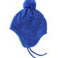 Connectyle Toddler Boys Girls Fleece Lined Knit Kids Hat With Earflap Winter Hat (Royal Blue, 6-12 Months)