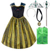 Lito Angels Toddler Girls Princess Coronation Gown Costumes Halloween Birthday Fancy Party Dress Up With Accessories Size 4-5 Gr