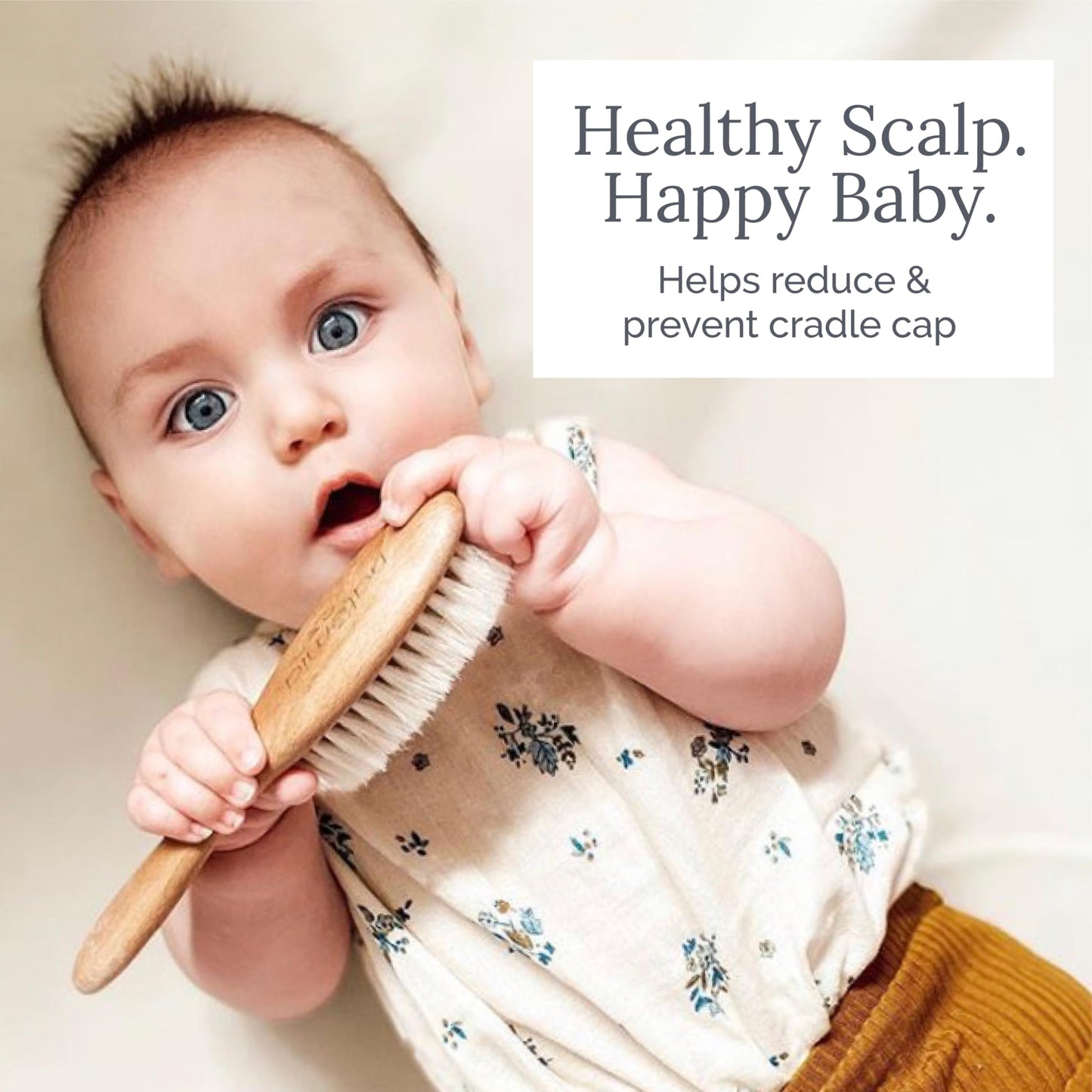 Natemia Baby Hair Brush - Soft Bristle Hair Brush Baby, Baby Registry Gift, Soft Baby Brush, Toddler Hair Brush For Boys & Girls