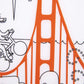 Modern-Twist Waterproof, Dishwasher Safe Mark-Mat, Mat & Marker Set, San Francisco
