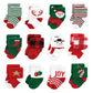 Hudson Baby Unisex Baby Cotton Rich Newborn And Terry Socks, 12 Days Of Christmas Santa, 6-12 Months