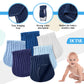 Frienda 6 Pack Muslin Burp Cloths Cotton Large 20x 9 Extra Absorbent and Soft Baby Burping Cloth for Baby Boy Girl Unisex(Bl
